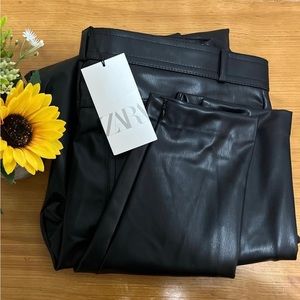 ZARA Leather Pants